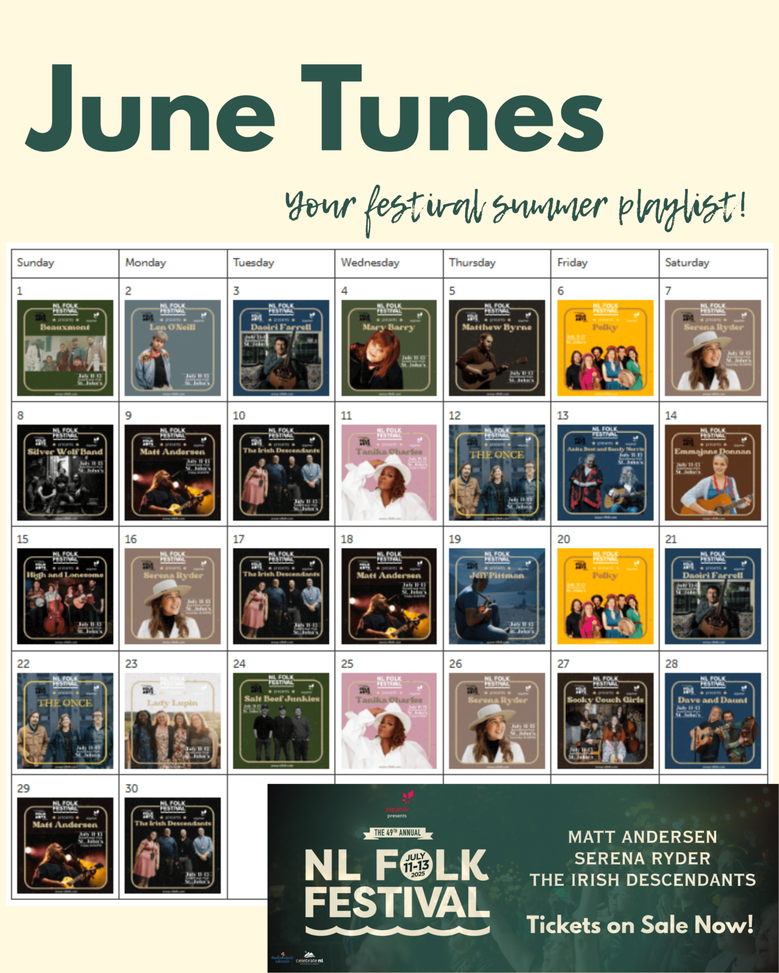 June Tunes 🎶