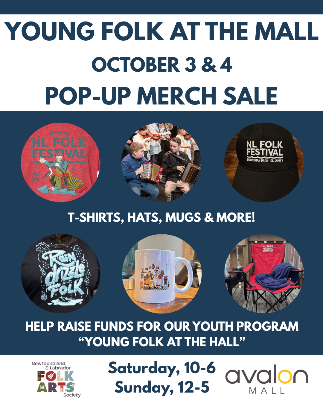 Pop-Up Merch Sale – Young Folk at the Mall