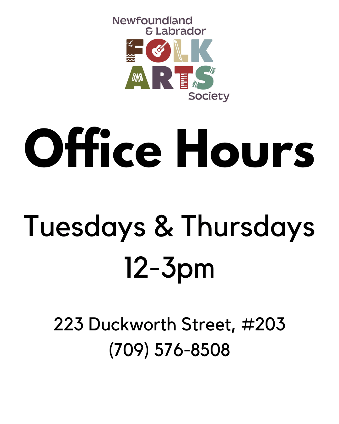 Office Hours – Tuesday & Thursday Afternoons